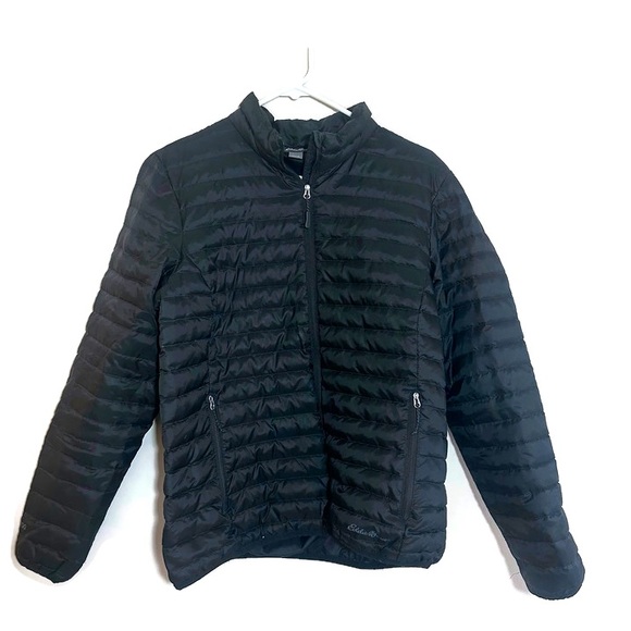 Eddie Bauer Jackets & Blazers - Eddie Bauer Black Down Puffer Coat Size Large